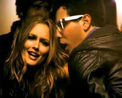She appeared in the music video of the song 